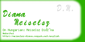 diana meiselsz business card